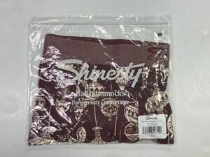 Shinesty Ball Hammock Boxer Trunk Mens M The Well Hung Christmas Ornament Print
